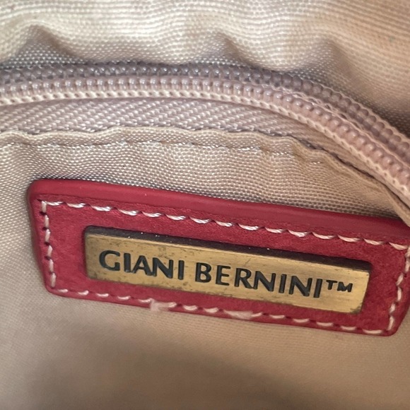 Giani Bernini Red Leather Wristlet Wallet - Picture 10 of 16